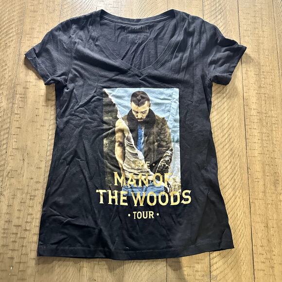 Women's Justin Timberlake The Man of the Woods Tour Shirt Size Large - Picture 1 of 6
